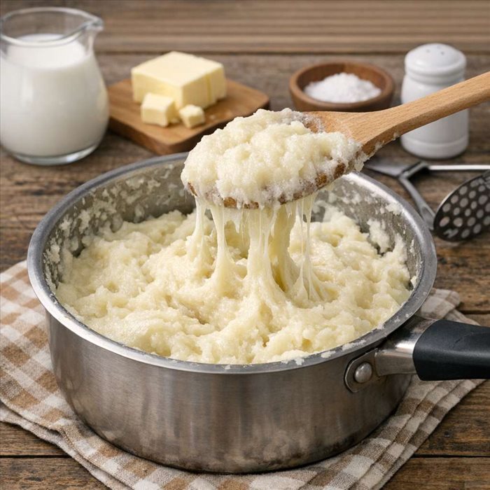 Pourquoi ma purée est collante ? Causes et solutions simples