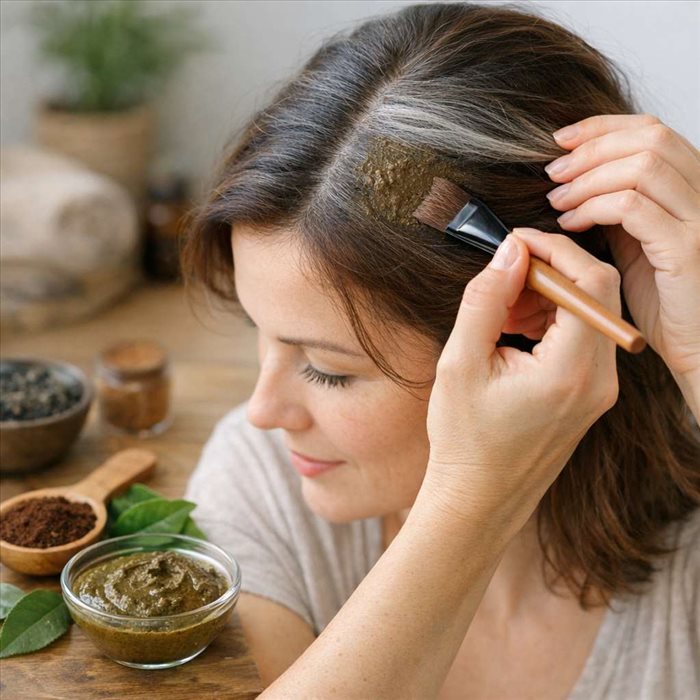 Camoufler les cheveux blancs naturellement : méthodes efficaces