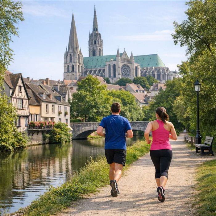 Où courir à Chartres ? Les meilleurs parcours et spots