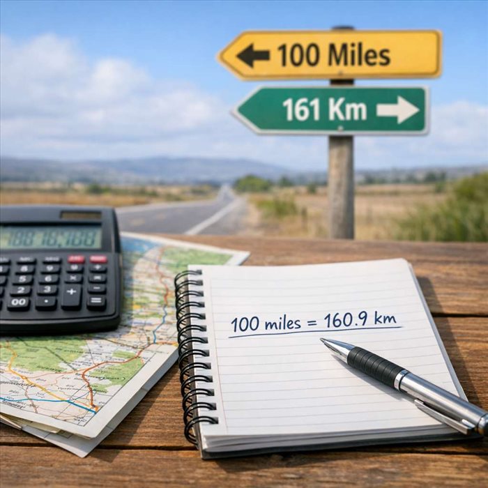 100 miles en kilomètres : conversion simple et rapide
