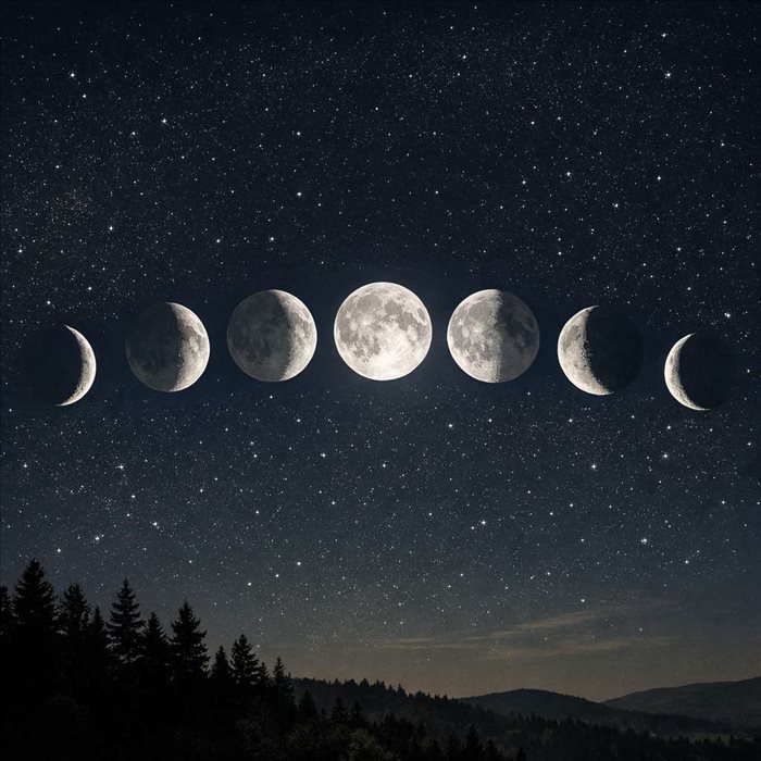 Pourquoi la Lune change de forme au fil des nuits ?
