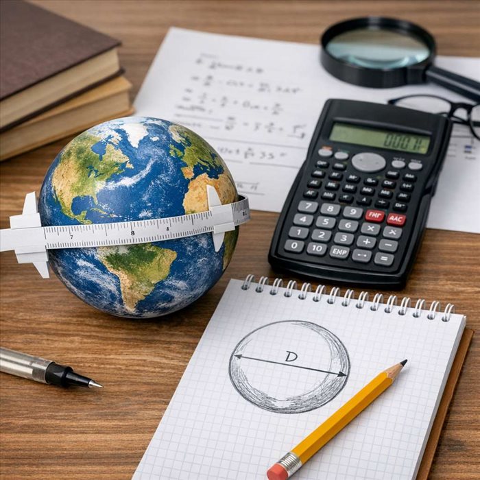 Comment calculer le diamètre de la Terre en kilomètres ? | Guide simple