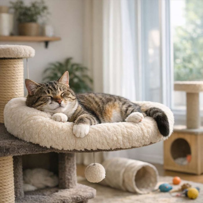 Comment rendre son chat heureux à la maison ou en appartement : 7 conseils