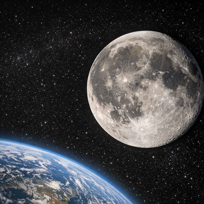 Pourquoi voit-on toujours la même face de la Lune ? | Explication simple