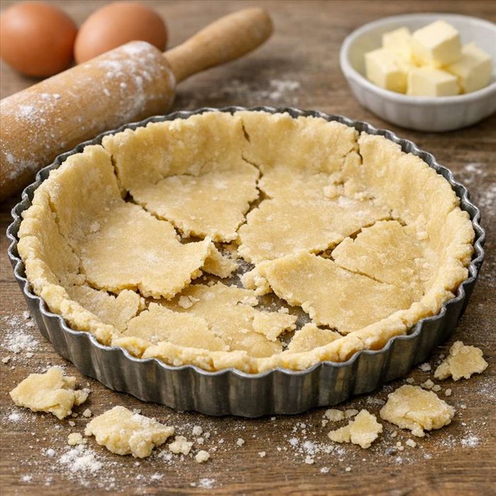 Pourquoi ma pâte à tarte se casse-t-elle ? Causes et solutions