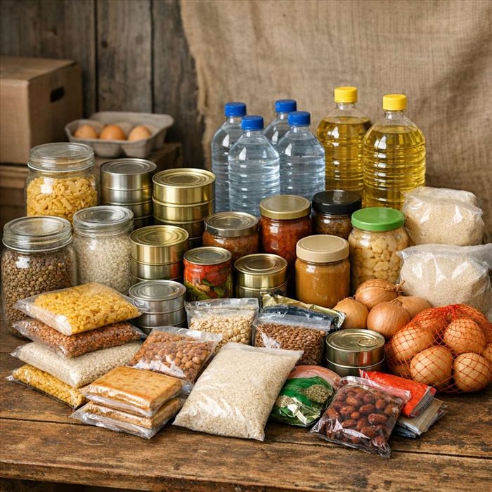 Aliments à stocker pour survivre 3 mois sans ravitaillement