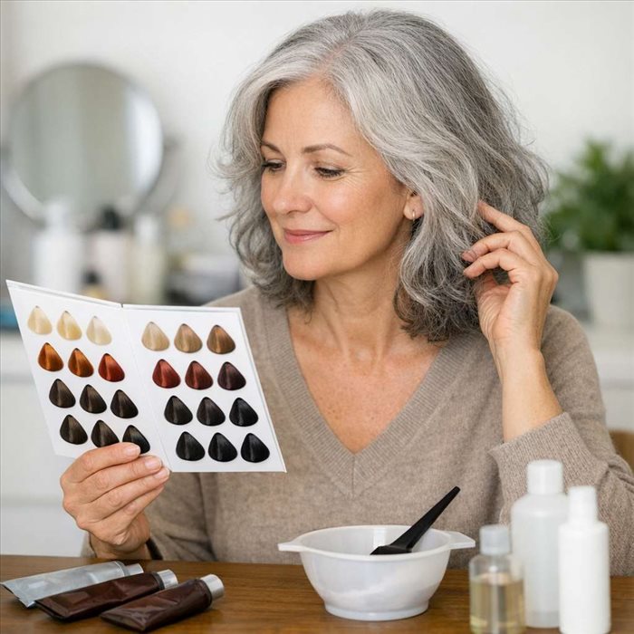 Cheveux gris : comment choisir la couleur idéale ?