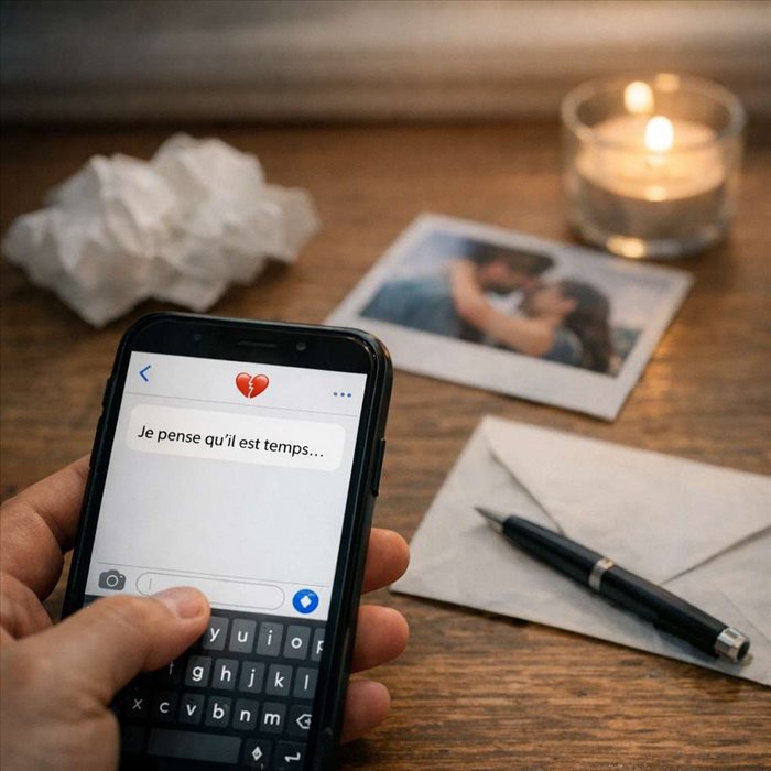 Comment écrire un message de rupture : guide clair et respectueux
