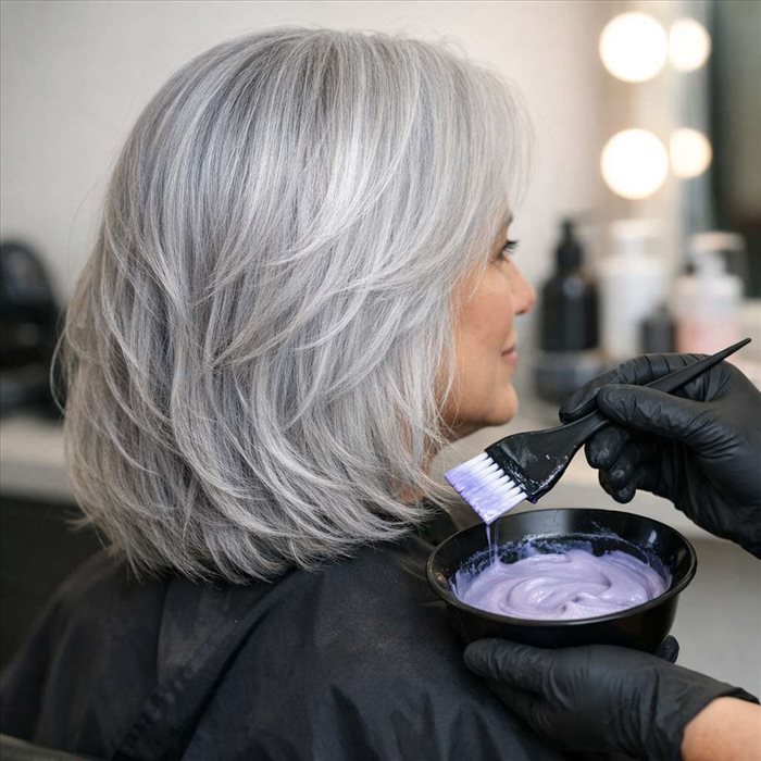Comment réussir une patine sur cheveux gris ? Guide complet