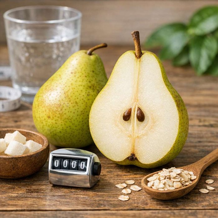 Combien de calories contient une poire ? Réponse et conseils