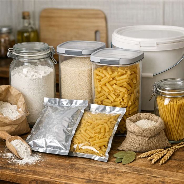 Stocker farine, riz et pâtes sur le long terme | Guide